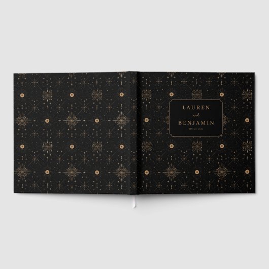 Celestial Romance Wedding Gastenboek (Volledig)