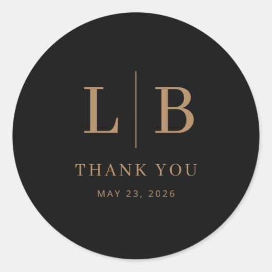 Celestial Romance Wedding Ronde Sticker (Voorkant)