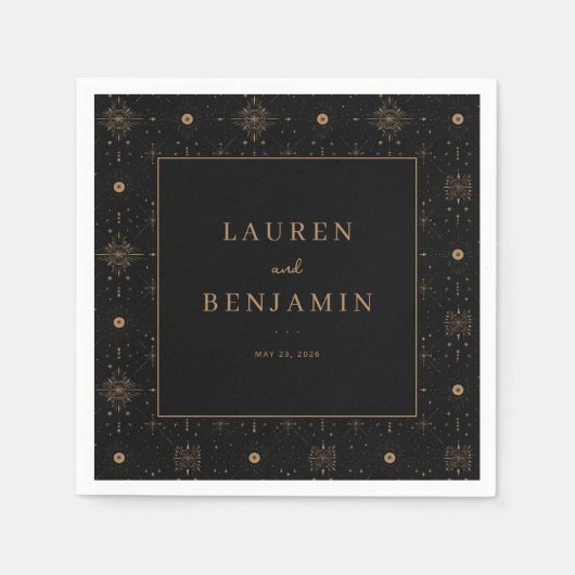 Celestial Romance Wedding Servet (Voorkant)