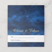 Celestial Romantic Blue Universe Plaatskaartje (Buitenkant ongevouwen)