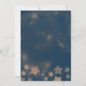 Celestial romantic moon and sterren calligraphy kaart (Achterkant)