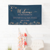 Celestial romantic moon and sterren calligraphy spandoek (Insitu)