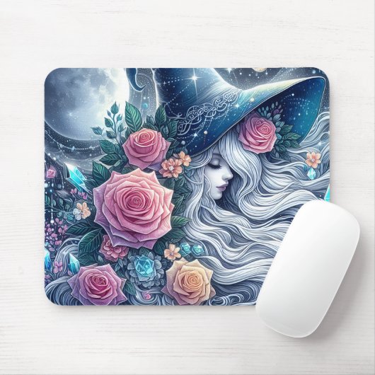 Celestial Rose Witch Dreamscape Muismat (Met muis)