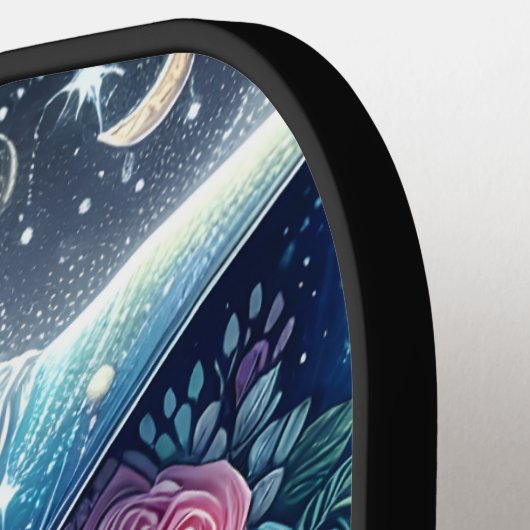 Celestial Rose Witch Dreamscape Pickleball Paddle (Links Detail)