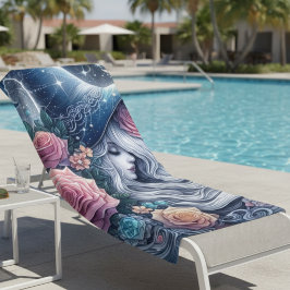 Celestial Rose Witch Dreamscape Strandlaken