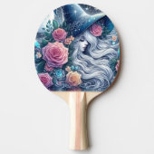 Celestial Rose Witch Dreamscape Tafeltennisbatje (Voorkant)