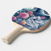 Celestial Rose Witch Dreamscape Tafeltennisbatje (Voorkant Gekanteld)