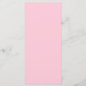 Celestial Roze Paarse Zon Maan Sterren Huwelijk Menu (Achterkant)