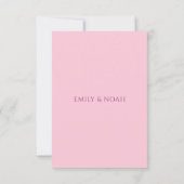 Celestial Roze Paarse Zon Maan Sterren Huwelijk RSVP Kaartje (Achterkant)