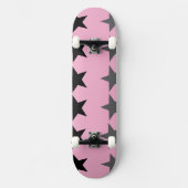 Celestial Roze Zilveren Skateboarddek Persoonlijk Skateboard (Voorkant)