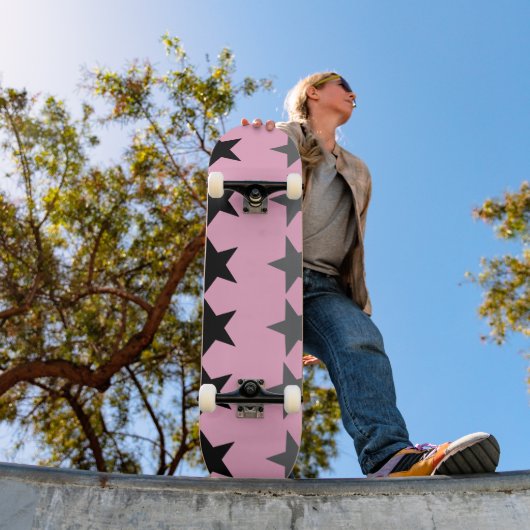 Celestial Roze Zilveren Skateboarddek Persoonlijk Skateboard (Buiten 1)