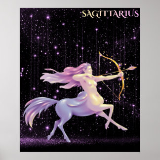 Celestial Sagittarius – Astrology Art Poster