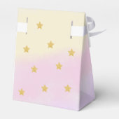 Celestial Sagittarius Watercolor | 1st Birthday Bedankdoosjes (Achterkant)