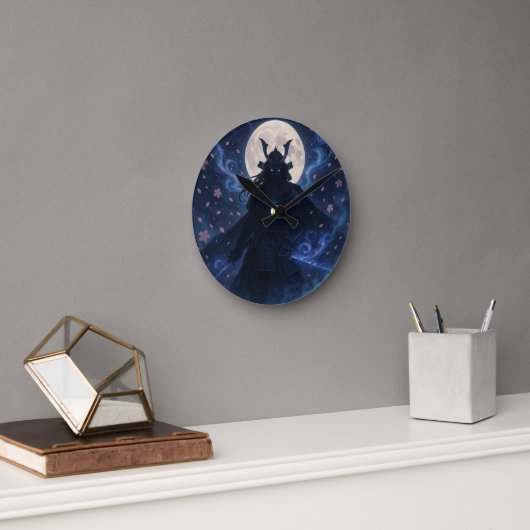 Celestial Samurai Cloak Dark Fantasy Anime Warrior Ronde Klok (Kantoor)