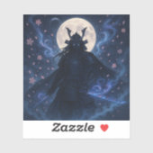 Celestial Samurai Dark Fantasy Anime Vinyl sticker (Vel)