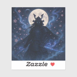 Celestial Samurai Dark Fantasy Anime Vinyl sticker