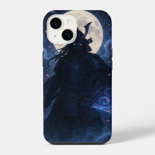 Celestial Samurai Phone Case | Dark Fantasy Anime iPhone Hoesje (Achterkant)