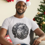 Celestial Santa Christmas T-shirt<br><div class="desc">Dit ontwerp werd gecreeerd door digitale kunst. U kunt de stijl van dit shirt veranderen door Meer > onder de stijloptie te kiezen. Het kan in het gebied worden gepersonaliseerd verstrekken of door de klik aan te passen om verdere optie aan te passen en de naam, de initialen of de...</div>