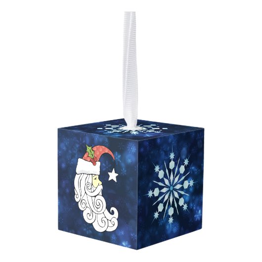 Celestial Santa Ornament (Achter hoekig)