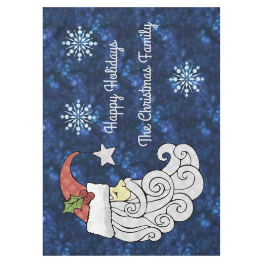 Celestial Santa Tafelkleed (Voorkant)