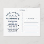 Celestial Save the Date Briefkaart (Achterkant)