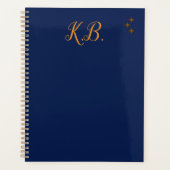 Celestial Scholar Blue Binder Study Essential Planner (Voorkant)