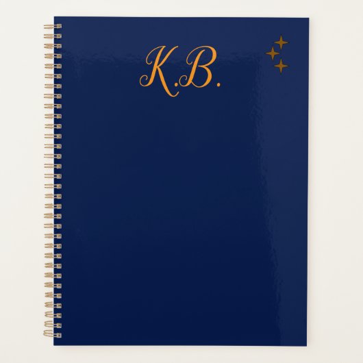 Celestial Scholar Blue Binder Study Essential Planner (Voorkant)