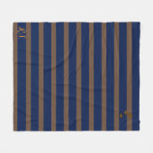 Celestial Scholar Blue Fleece Blanket Deken (Voorkant (Horizontaal))