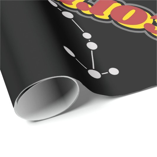 Celestial Scorpio: Constellation Scorpion Artwork Cadeaupapier (Rol Hoek)