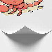 Celestial Scorpio Zodiac Chibi Line Art Gift Cadeaupapier (Hoek)