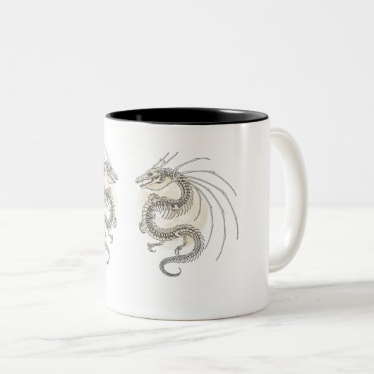 Celestial Script: Draag de legende, leef de dag Tweekleurige Koffiemok (Voorkant rechts)