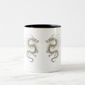 Celestial Script: Draag de legende, leef de dag Tweekleurige Koffiemok (Center)