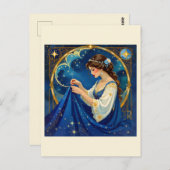  Celestial Seamstress - Sewing Lover - Sewing Gift Briefkaart (Voorkant / Achterkant)