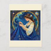  Celestial Seamstress - Sewing Lover - Sewing Gift Briefkaart (Voorkant)
