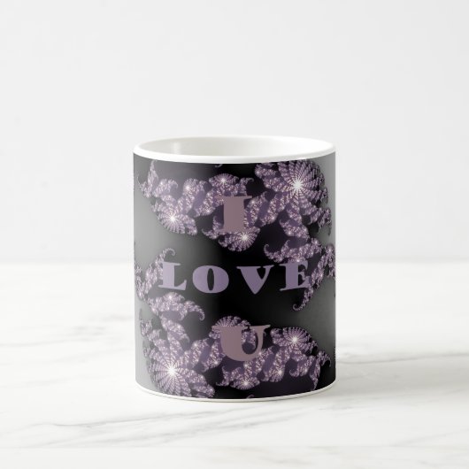 Celestial Sentiments I Love You Galactische Groet Koffiemok (Center)