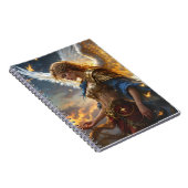 Celestial Sentinel – Engel van de Dageraad en Godd Notitieboek (Rechterzijde)