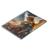 Celestial Sentinel – Engel van de Dageraad en Godd Notitieboek (Linkerzijde)