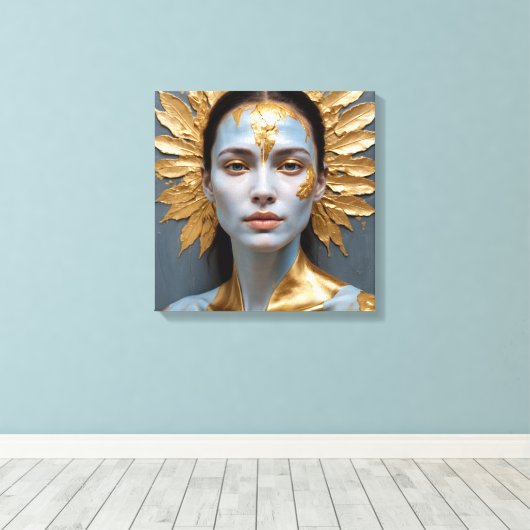 Celestial Serene Canvas Afdruk (Insitu (Houten vloer))