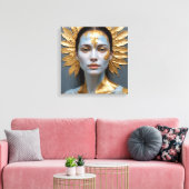 Celestial Serene Canvas Afdruk (Insitu (Woonkamer))