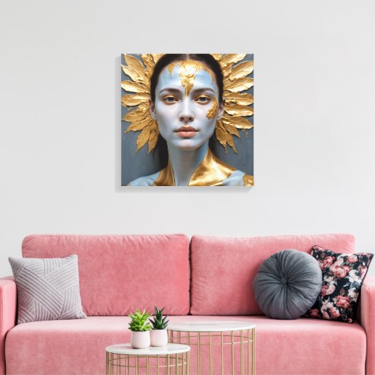 Celestial Serene Canvas Afdruk (Insitu (Woonkamer))