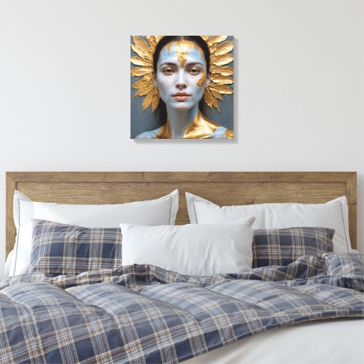 Celestial Serene Canvas Afdruk (Insitu (Slaapkamer))