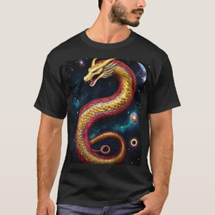 Celestial Serpent - Bewaker van de Kosmos T-shirt