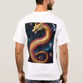 Celestial Serpent - Bewaker van de Kosmos T-shirt (Achterkant)
