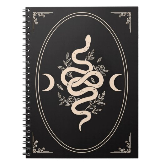 Celestial serpent notebook notitieboek (Voorkant)