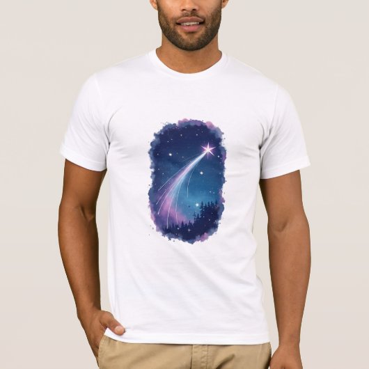 Celestial Shooting Star Magic T-shirt (Voorkant)