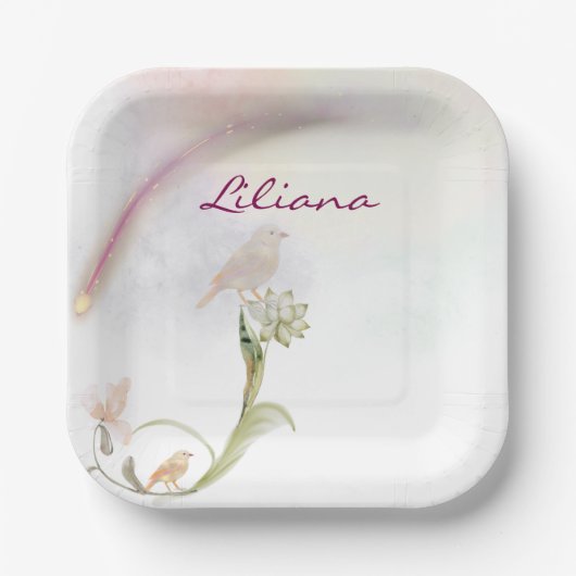 Celestial shooting star Paper Bord (Voorkant)