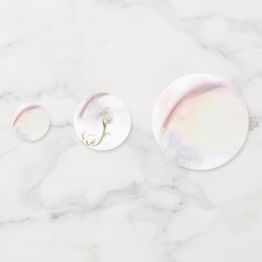 Celestial shooting star Paper Confetti (Achterkanten)