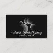 Celestial Silver Galaxy Cluster Visitekaartje (Voorkant)