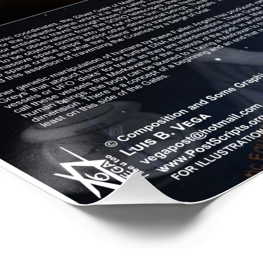 Celestial Silver Gate Perfect Poster (Hoek)