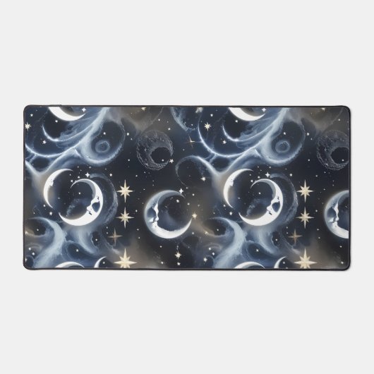 Celestial Silver Moon for Astrology Lovers Bureaumat (Voorkant)